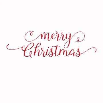 Merry Christmas vector text Stock Illustration
