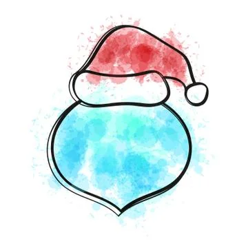 Merry Christmas vector text Illustrazione stock