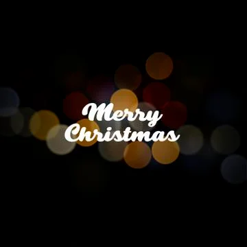 Merry Christmas vector text Lettering design card template Stock Illustration