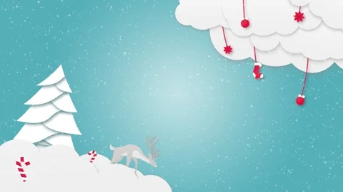 Merry Christmas Video without text Stock-Footage 290162757