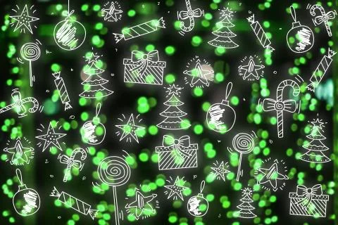 Merry Christmas wallpaper, pattern, background happy new year 写真素材