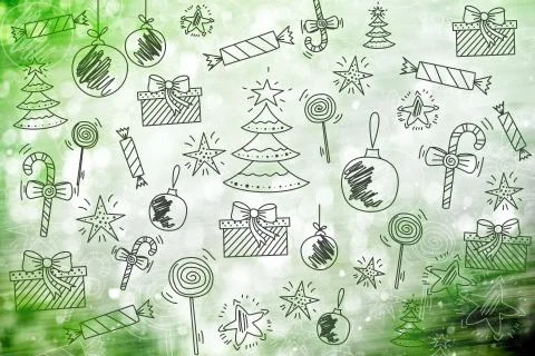 Merry Christmas wallpaper, pattern, background happy new year Stock Photos