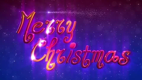Merry Christmass Background Animation Video stock 80039610