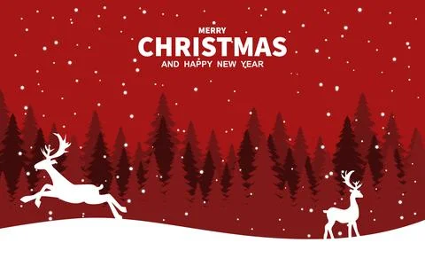 Merry chritmas card or background design Stock Illustration