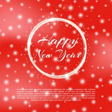 Merry Chtistmas background with bokeh effect. Elegant christmas blue backgrou Illustrazione stock