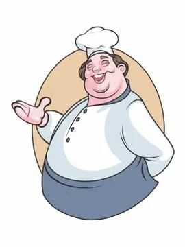 Merry cook label Stock Illustration