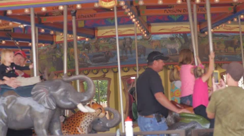 Merry go around 2 Video stock 30279347