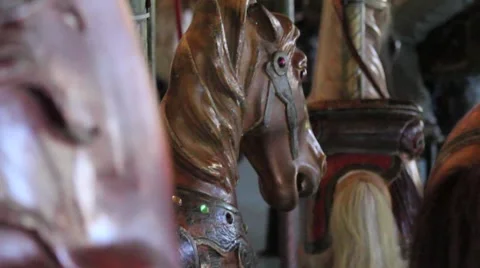 Merry Go Round B-Roll 2 Stock Footage 1057188