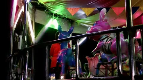 Merry go round, carousel Видео 10560941