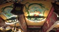 Merry-go-Round classic painting at top HD Footage