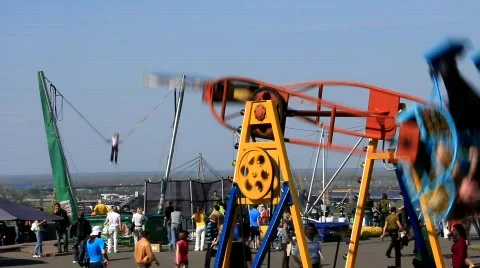 Merry-go-round Video stock 702941