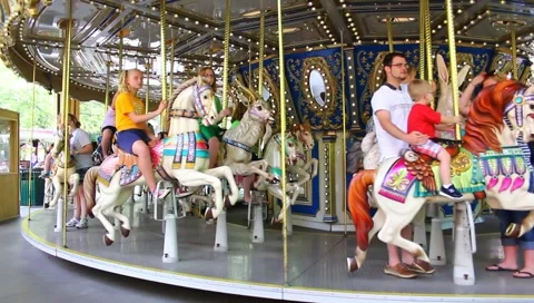 Merry Go Round Stock Footage 5279544