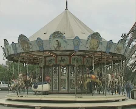 Merry go round Stock Footage 8918378