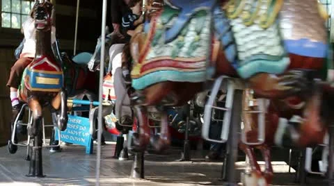 Merry go round Stock Footage 20584970