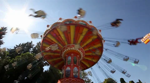 MERRY GO ROUND Stock Footage 33042661