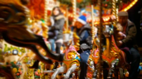 Merry Go Round Stock Footage 56873795