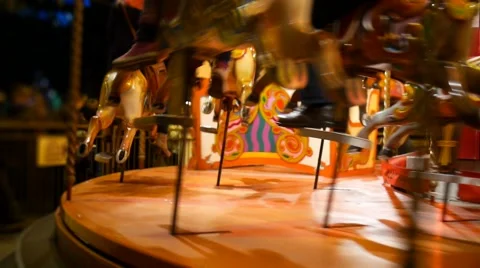 Merry Go Round Stock Footage 56873879