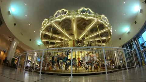 Merry-Go-Round Stock Footage 167858458