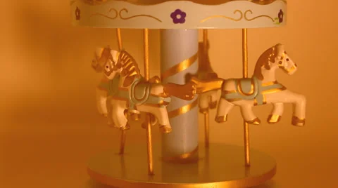 Merry-go-round gift Stock Footage 35120669