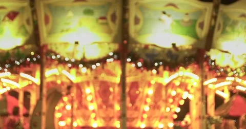 Merry go round at the local fair Vídeo Stock 59488610