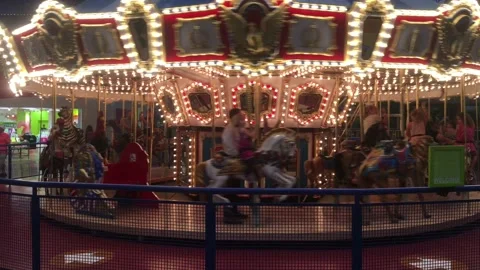 Merry Go Round in Mall Vídeo Stock 117139954