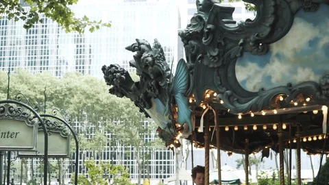 Merry Go Round NYC 库存影片 119974489