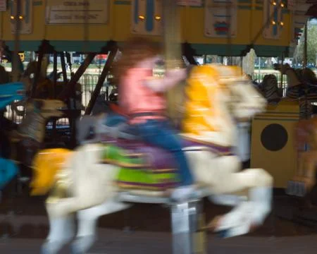 Merry go round Stock Photos