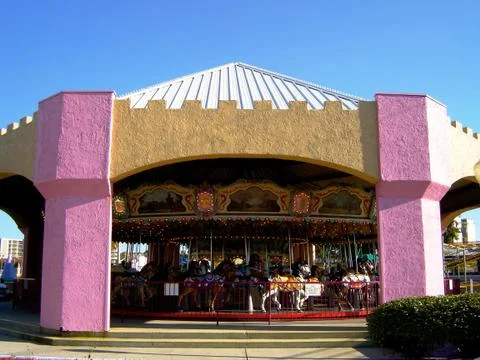 Merry go round 스톡 사진