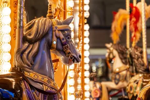 Merry-go-round  Stock Photos