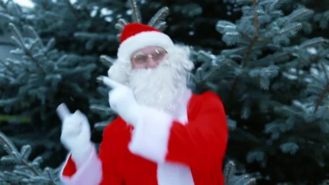Merry Santa Claus Stock Footage 165461528