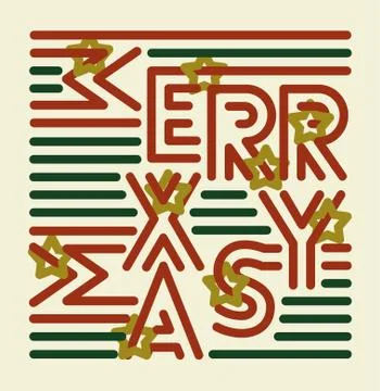 Merry xmas 스톡 일러스트