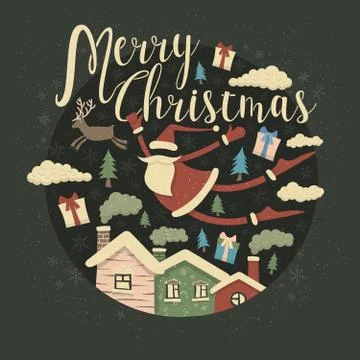 Merry xmas Stock Illustration