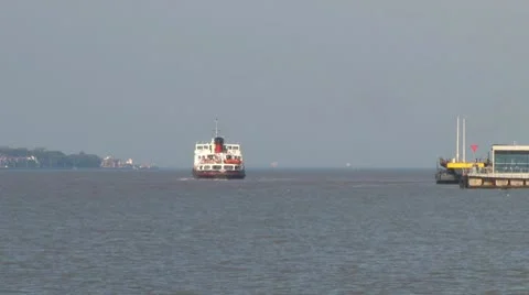 Mersey Ferry Stock Footage 8953578
