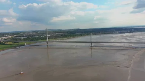 Merseygateway Bridge Stock Footage 160856135