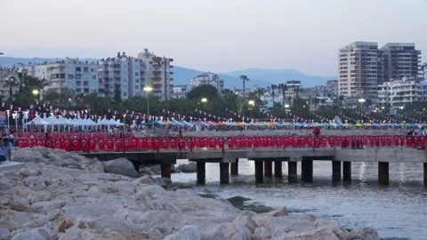 Mersin, Turkey Video stock 199330731
