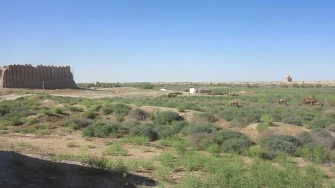 Merv Great Kyz Kala Stock Footage 100709643