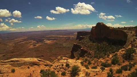 Mesa Arch Aerial Stock Footage 41713430