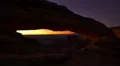 Mesa Arch Sunrise 13 Zoom In Canyonlands Utah USA HD Footage