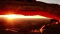 Mesa Arch Timelapse 08 Sunrise Canyonlands Utah USA HD Footage