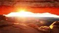 Mesa Arch Timelapse 12 Sunrise Canyonlands Utah USA HD Footage