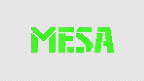 Mesa city. Animated motion text. Transparent Alpha channel. 4K video. Isolate Stock Footage 154976976