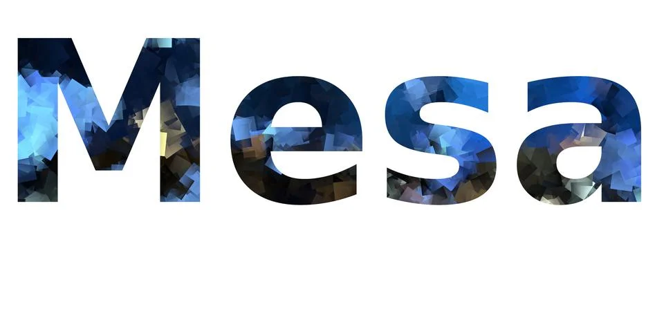 Mesa Stock Illustration