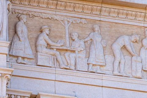 Mesa lds temple Stock Photos