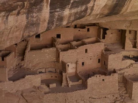 MESA VERDE HORIZONTAL Stock Photos