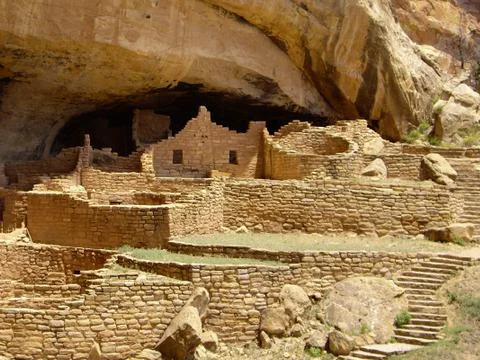 Mesa verde ruins Stock Photos