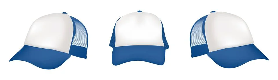 Mesh Baseball Cap Stock Illustration