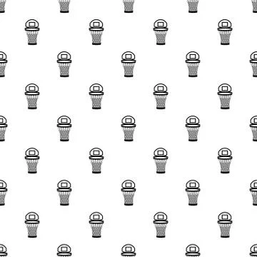 Mesh bucket icon, simple style Stock Illustration