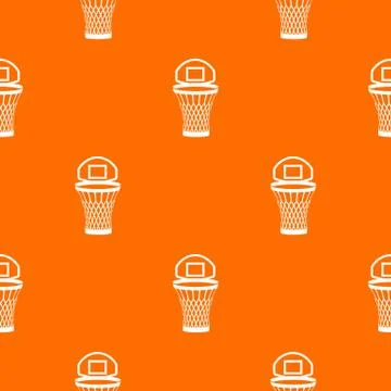 Mesh bucket pattern vector orange Illustrazione stock