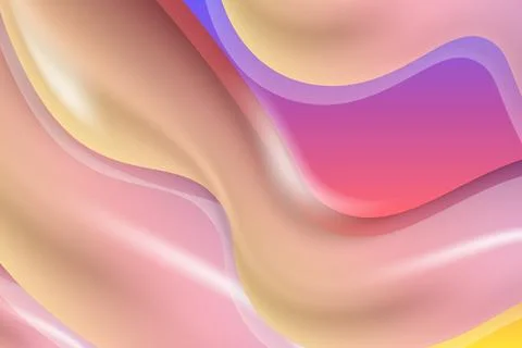 Mesh color creative abstract wavy overly gradient colorful vector background 스톡 일러스트