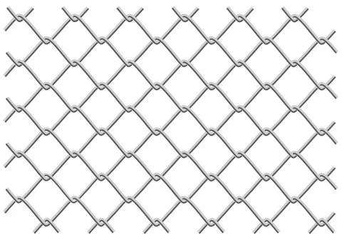 Mesh fence Stock Illustration